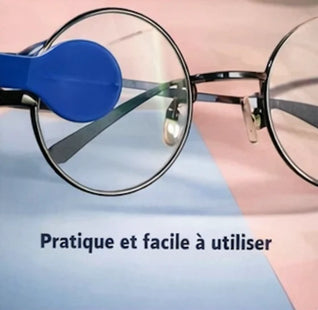 Nettoyant pour lunettes double face