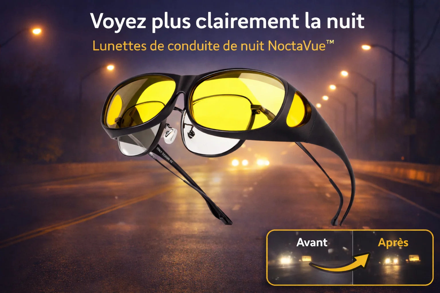 LUNETTE DE CONDUITE DE NUIT